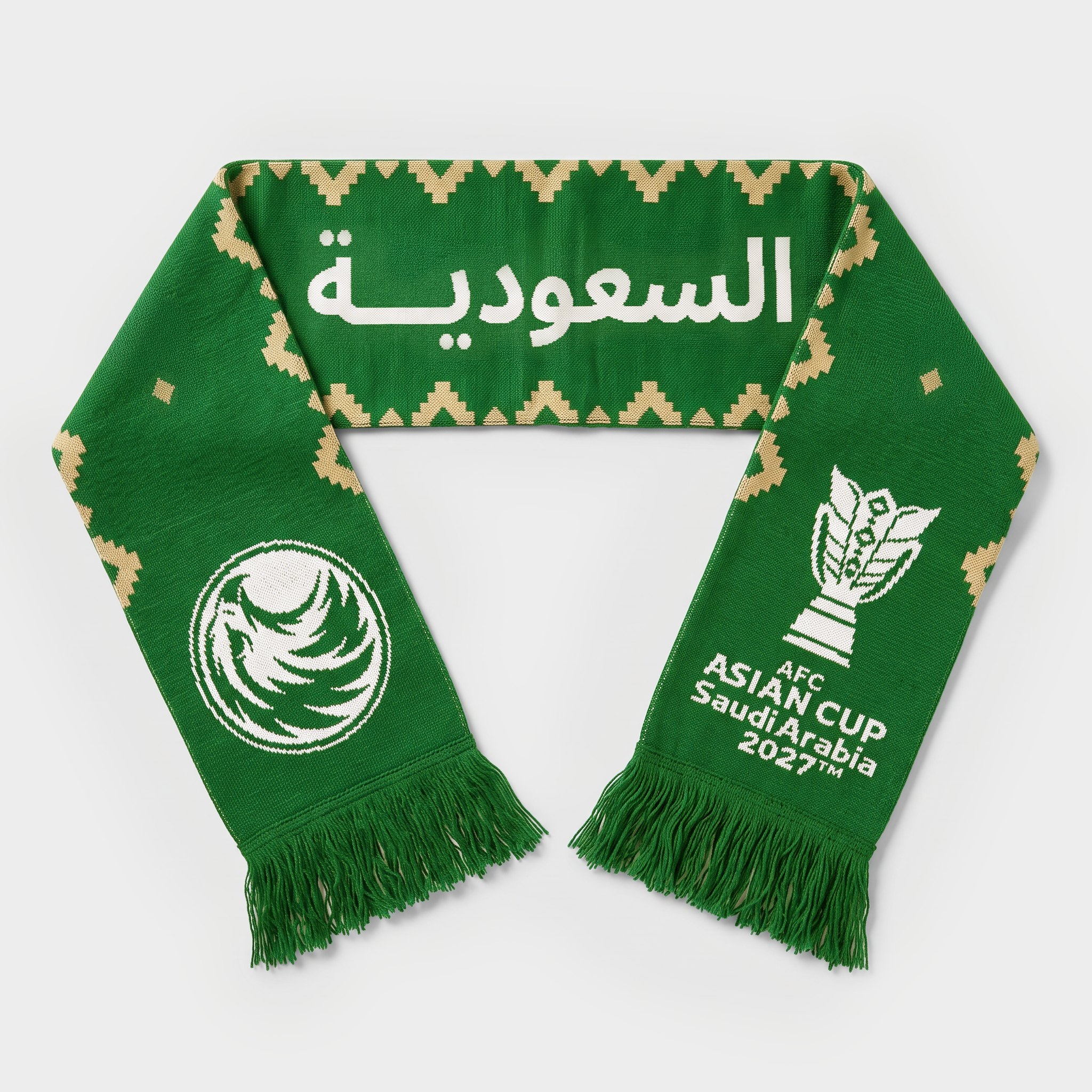Knitted Scarf Saudi Arabia AFC Asian Cup 2027