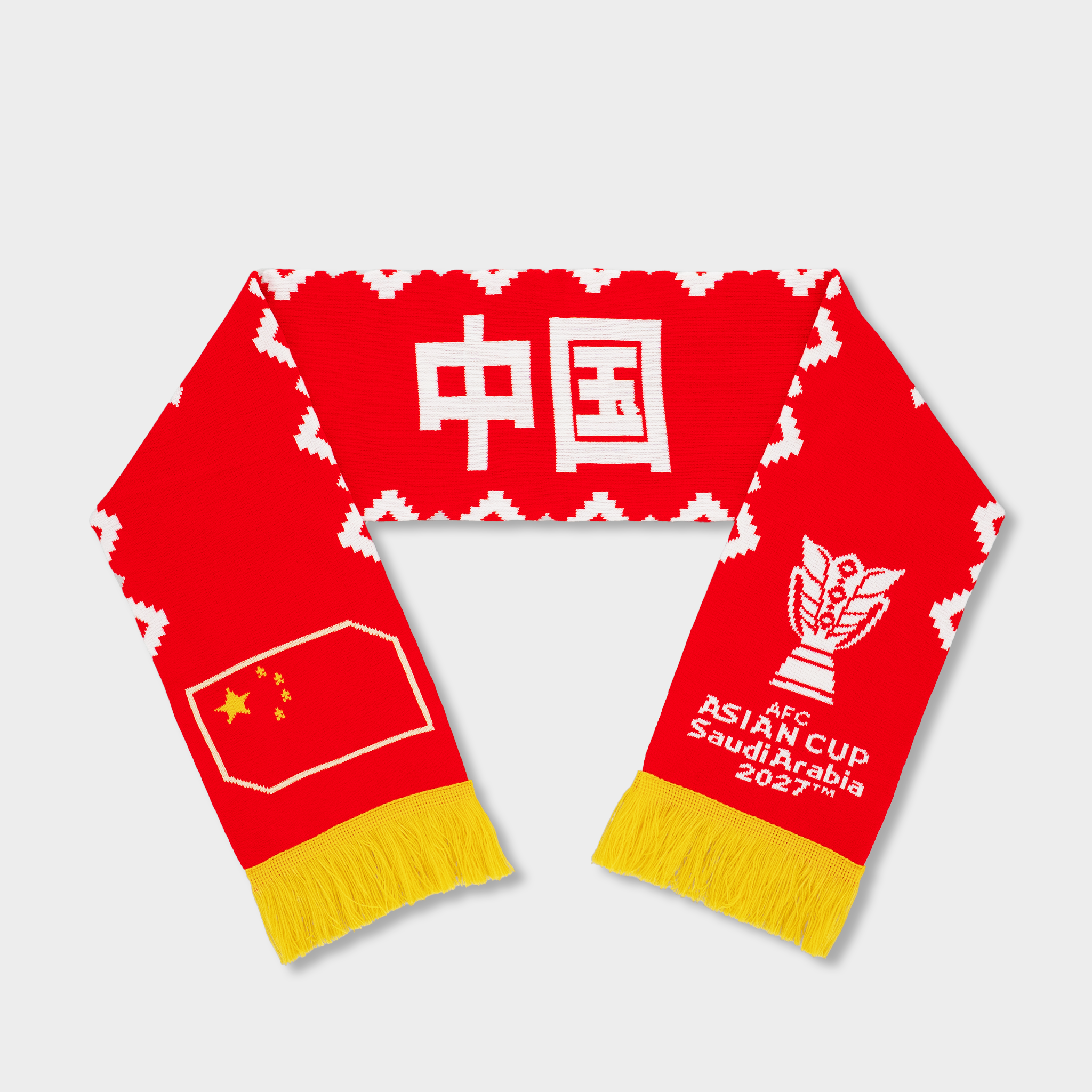 Knitted Scarf China PR AFC Asian Cup 2027
