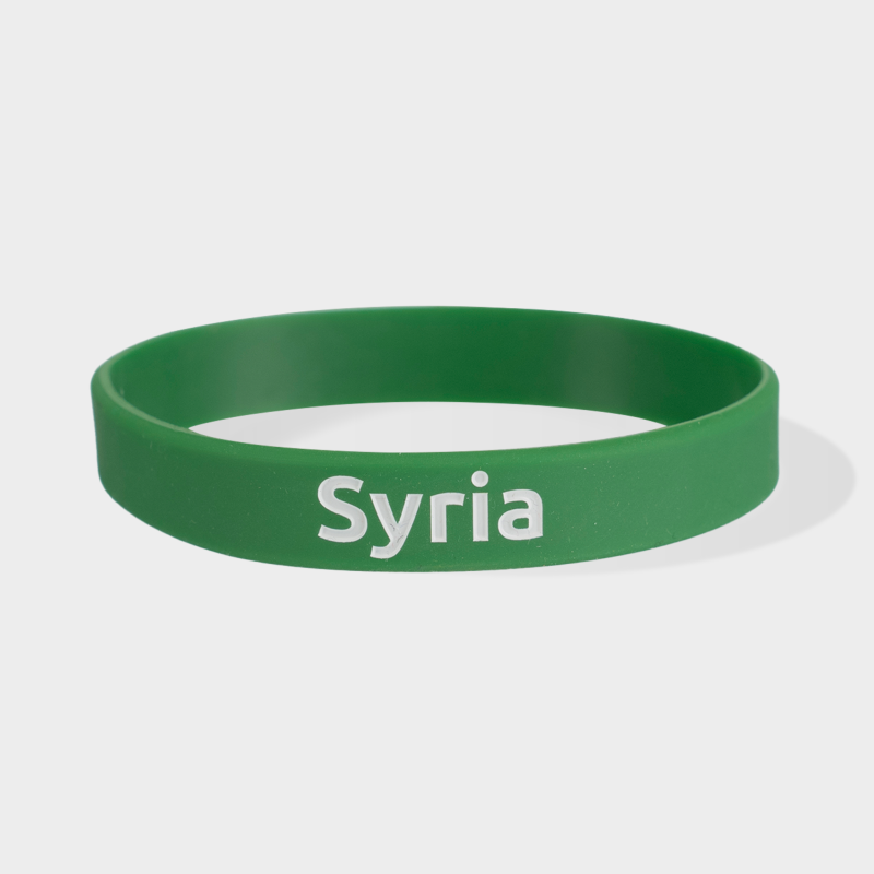 Silicone Wristband Syria AFC Asian Cup 2027