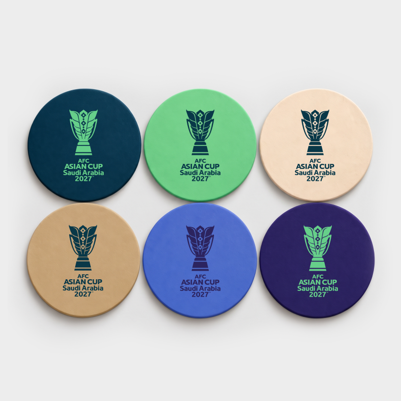 Coaster Pack of 6 AFC Asian Cup 2027
