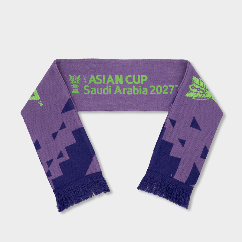 Knitted Scarf AFC Asian Cup 2027 – Purple