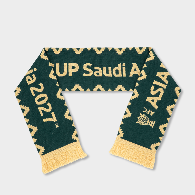 Knitted Scarf AFC Asian Cup 2027 – Green