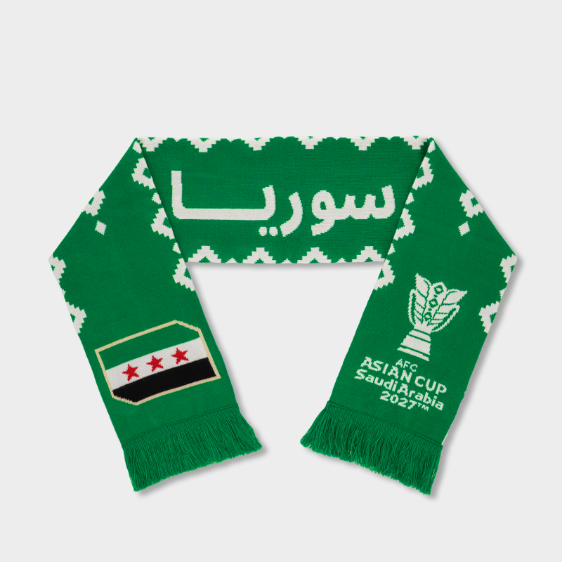 Knitted Scarf Syria AFC Asian Cup 2027 – Green