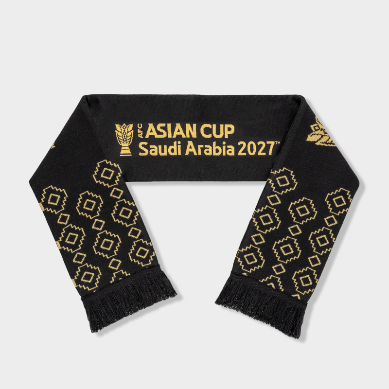 Knitted Scarf AFC Asian Cup 2027 – Black