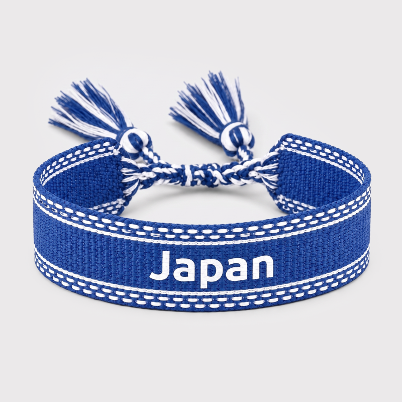 Woven Wristband Japan AFC Asian Cup 2027