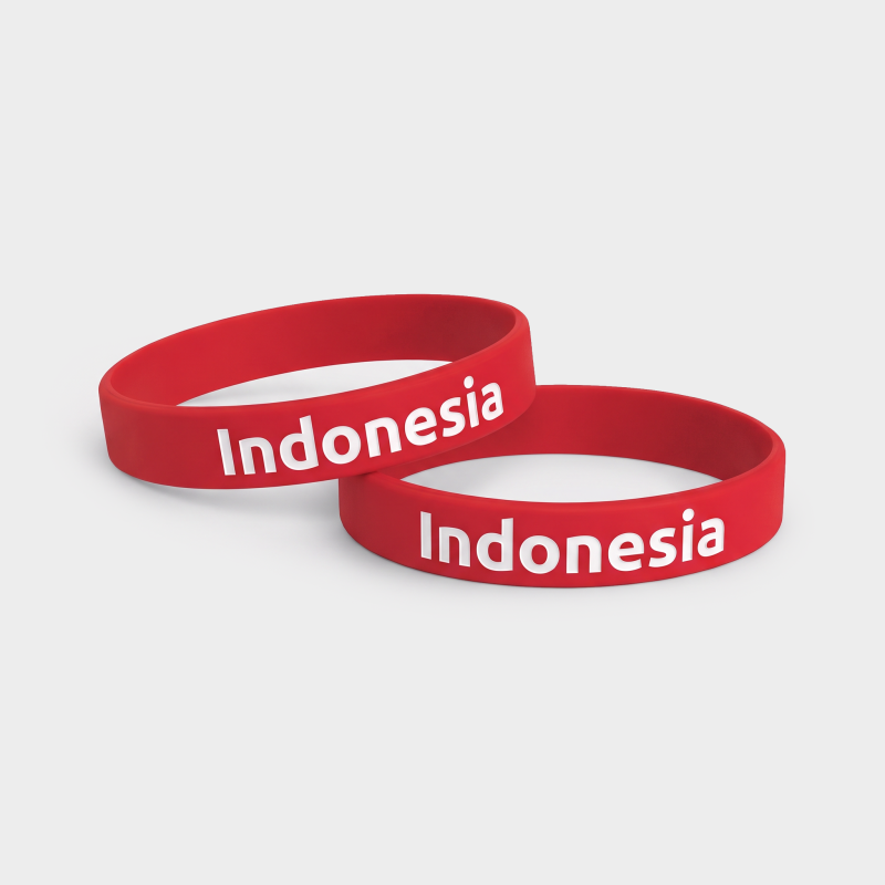 Silicone Wristband Indonesia AFC Asian Cup 2027