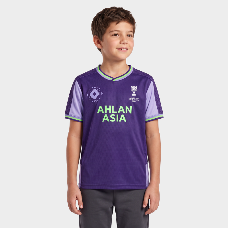 Kids' Jersey AFC Asian Cup 2027 – Purple