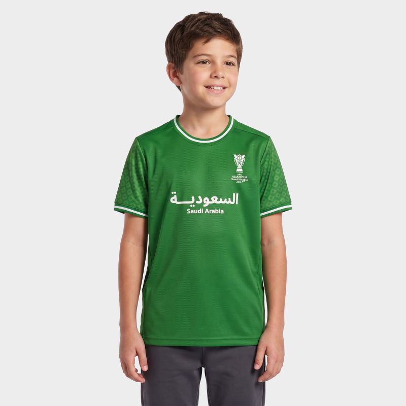 Kids' Jersey Saudi Arabia AFC Asian Cup 2027 – Green