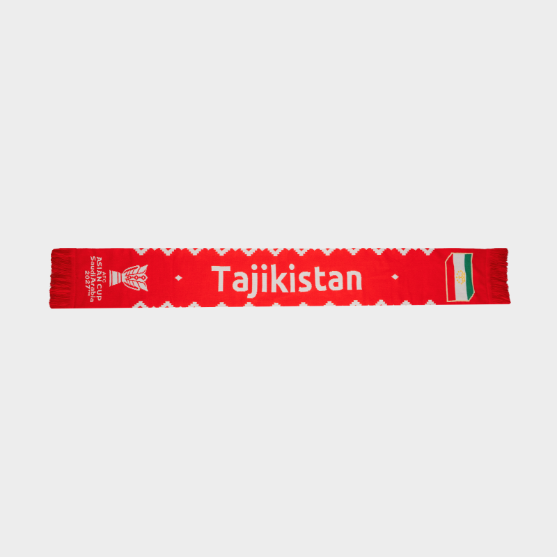 Knitted Scarf Tajikistan AFC Asian Cup 2027