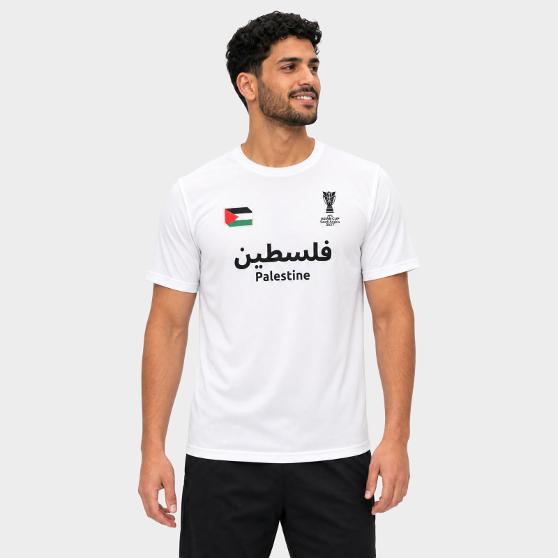 Men's Jersey Palestine AFC Asian Cup 2027 – White